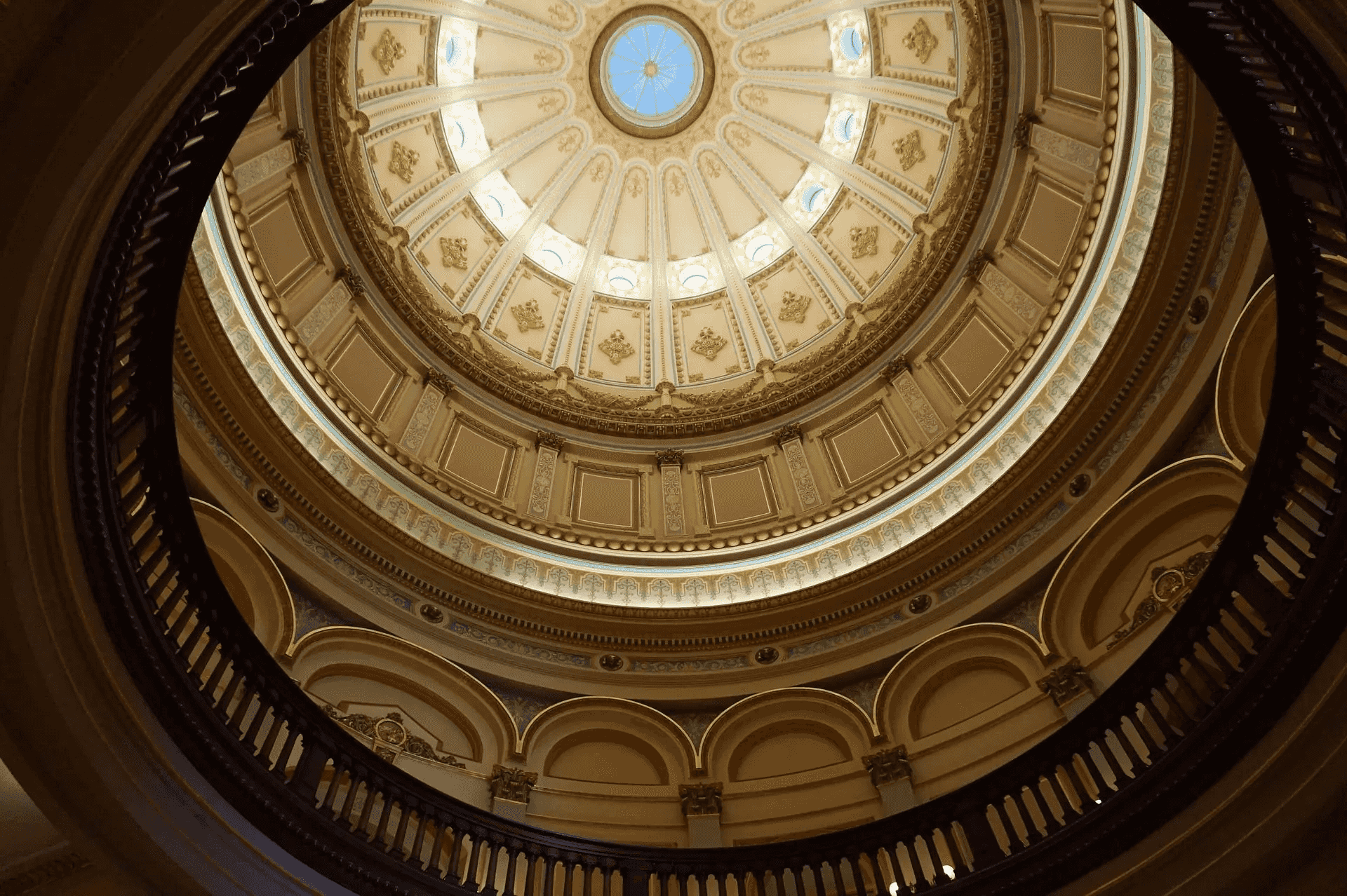 The Capitol dome's interior. Image by Ravi Krishnappa.