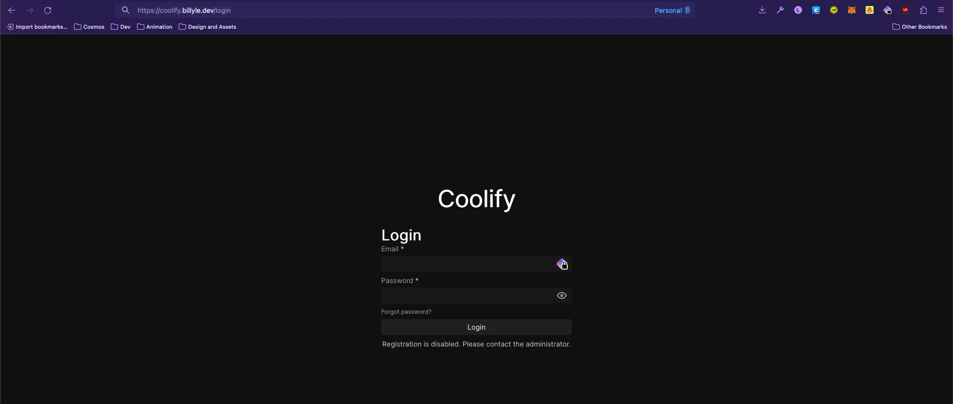 Custom domain website hosting Coolify