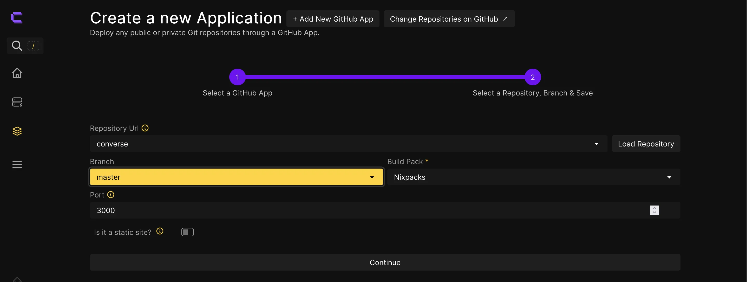 configure github repository