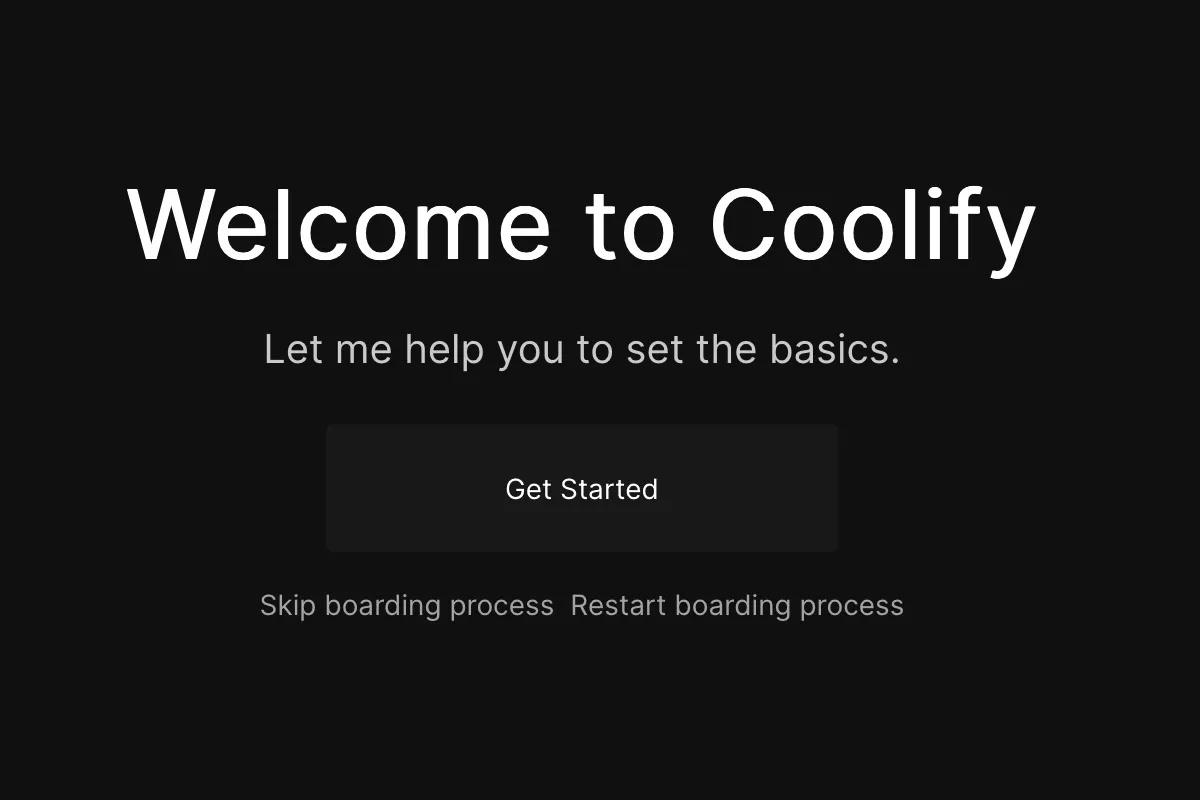 Welcome to the Coolify page