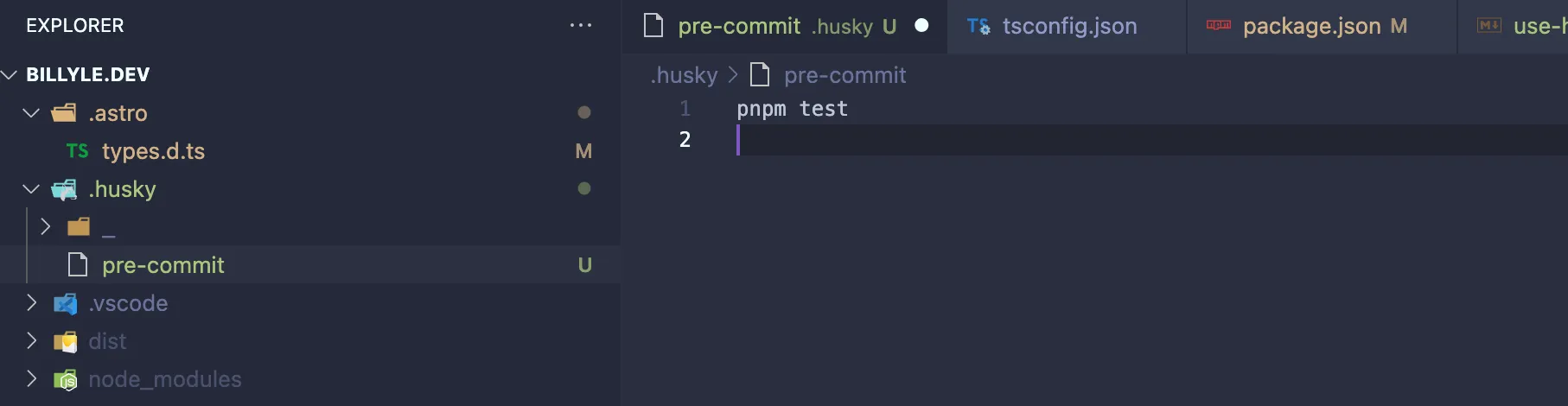husky post setup files