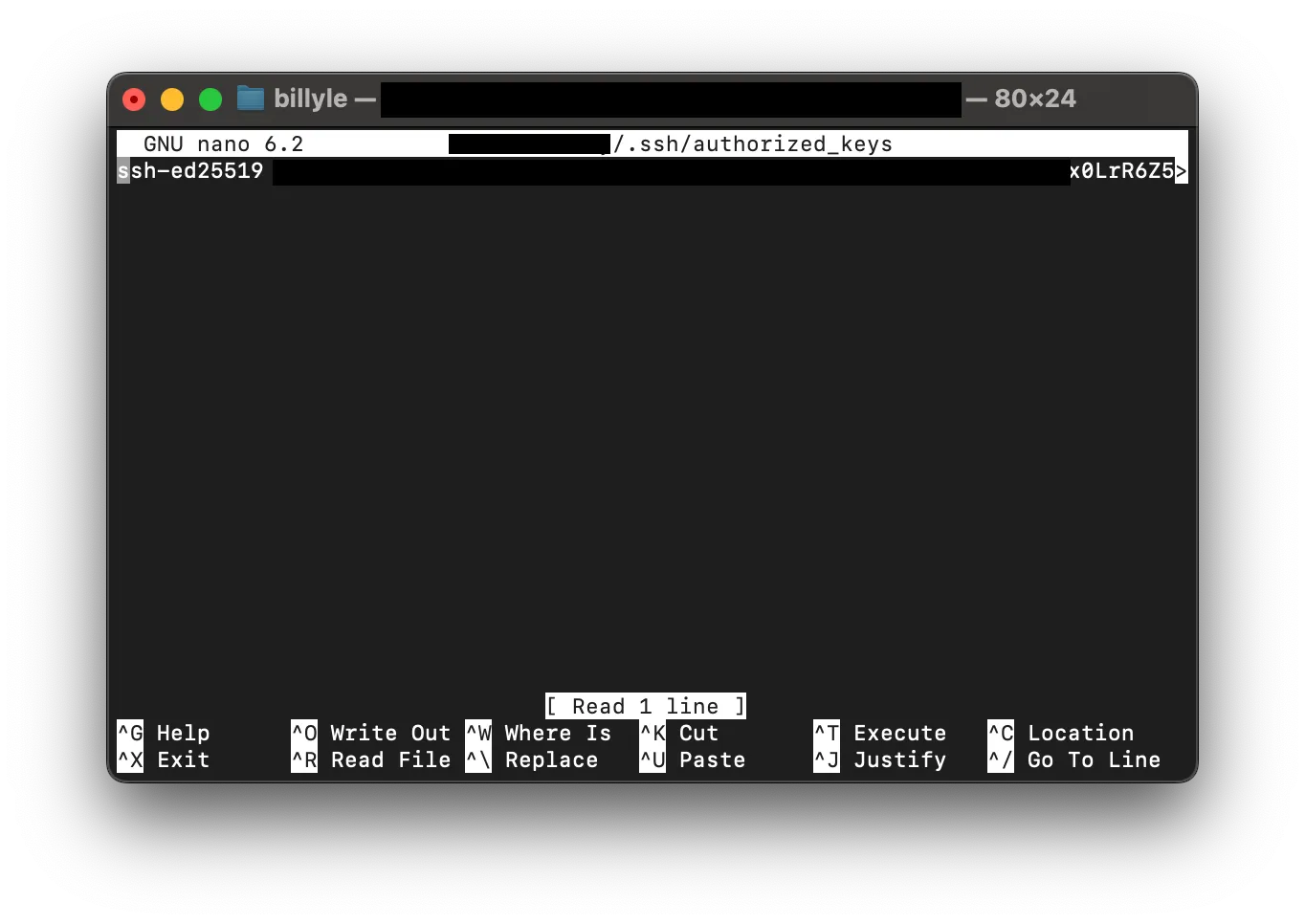 Old SSH Key