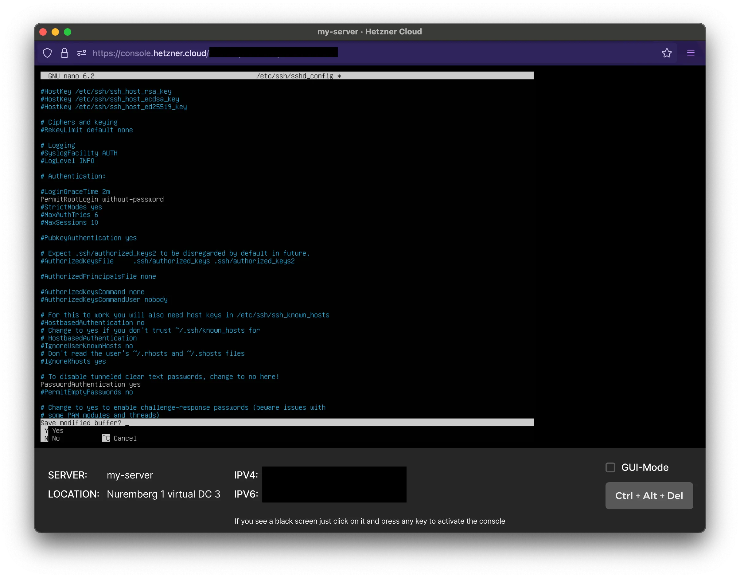 Save Modified buffer