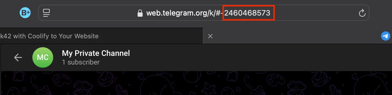 telegram channel id